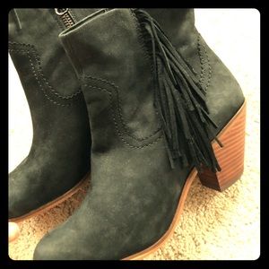 Sam Edelman suede leather Booties Sz 10